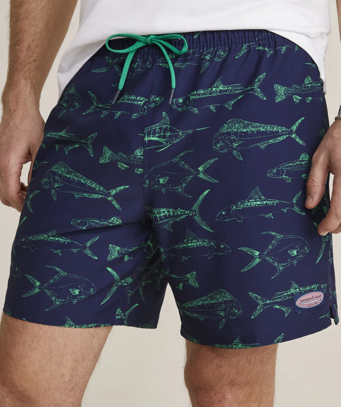 Vineyard Vines 7 Inch Printed Chappy Swim Trunks< Swimwear