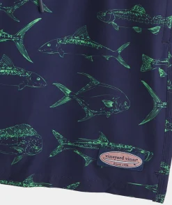 Vineyard Vines 7 Inch Printed Chappy Swim Trunks< Swimwear