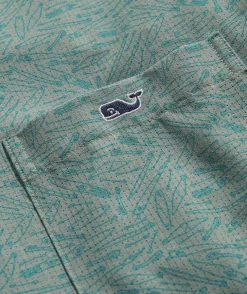 Vineyard Vines Abe Pieciak Fishing Lures Short-Sleeve Performance Shirt< Button-Down Shirts
