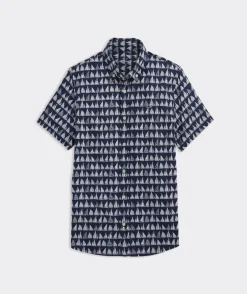 Vineyard Vines Boys' Cotton Short-Sleeve Boat Parade Shirt< Button-Down Shirts