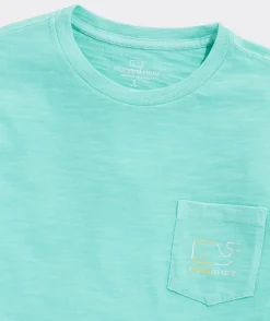 Vineyard Vines Boys' Dyed Slub Whale Short-Sleeve Pocket Tee< Tees