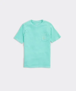 Vineyard Vines Boys' Dyed Slub Whale Short-Sleeve Pocket Tee< Tees