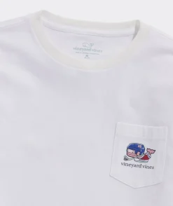 Vineyard Vines Boys' Football Whale Long-Sleeve Tee< Tees