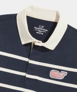 Vineyard Vines Boys' Heritage Stripe Pique Polo< Polos