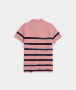 Vineyard Vines Boys' Heritage Stripe Pique Polo< Polos