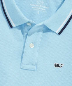 Vineyard Vines Boys' Heritage Tipped Pique Polo< Polos