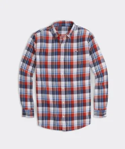 Vineyard Vines Boys' Lightweight On-The-Go Gingham Shirt< Button-Down Shirts