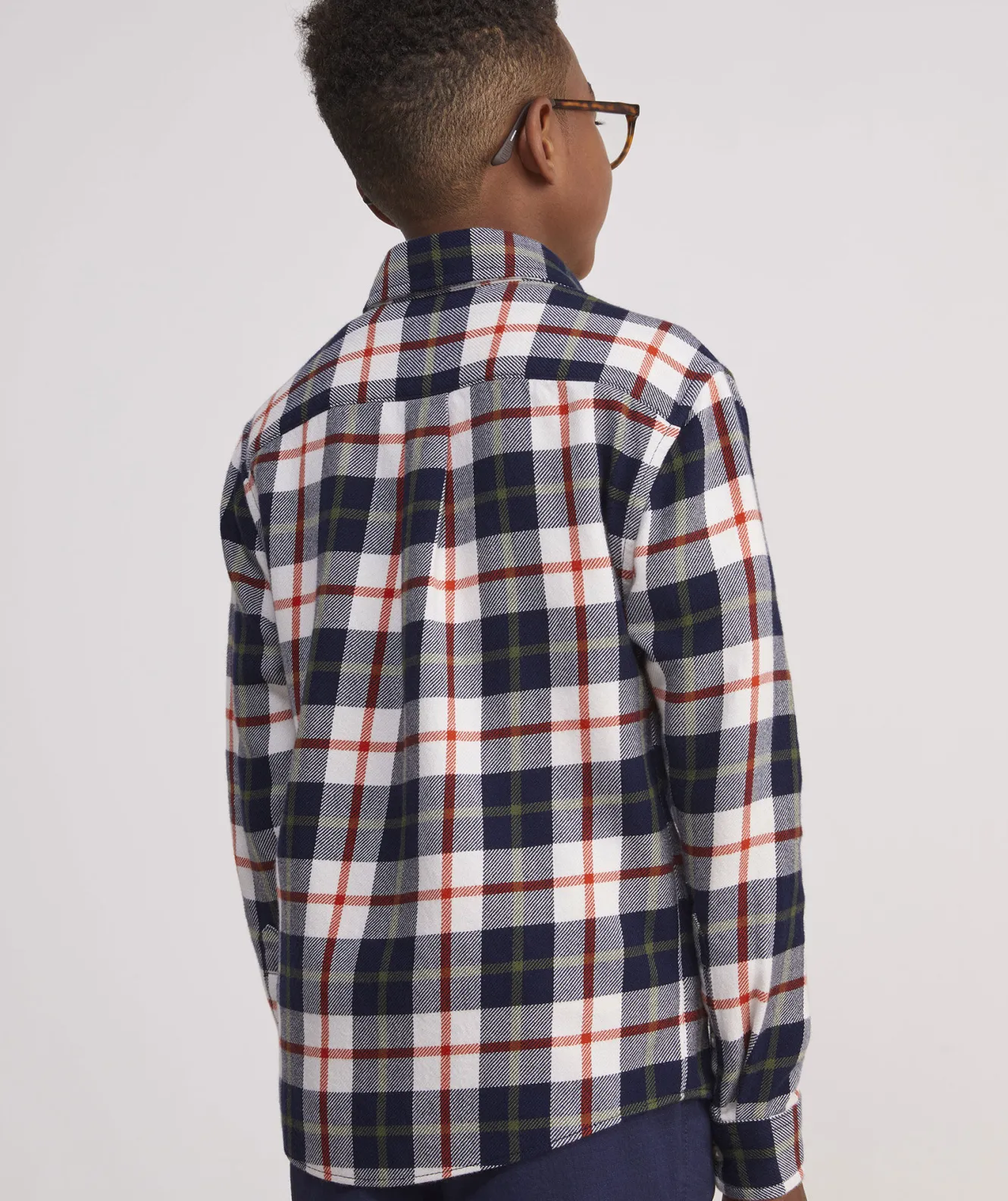 Vineyard Vines Boys' On-The-Go brrrº Tattersall Shirt< Button-Down Shirts