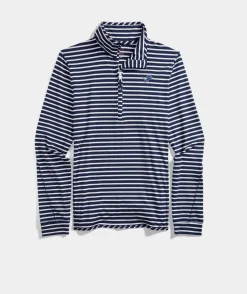 Vineyard Vines Boys' On-The-Go Whale Outline Long-Sleeve Harbor Performance Hoodie< Kids|Tees