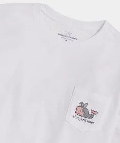 Vineyard Vines Boys' Sea Life Whale Fill Short-Sleeve Pocket Tee< Tees