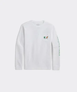 Vineyard Vines Boys' Ski Dogs Long-Sleeve Pocket Tee< Tees