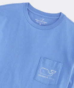 Vineyard Vines Burgee Vintage Whale Long-Sleeve Pocket Tee< Tees