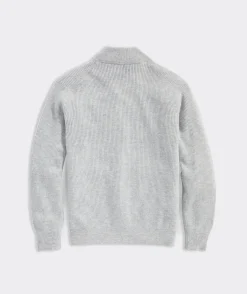 Vineyard Vines Cashmere Fisherman Rib Quarter-Zip Sweater< Quarter-Zips