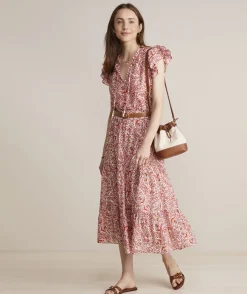 Vineyard Vines Fenwick Paisley Cotton Silk Maxi< Dresses & Skirts