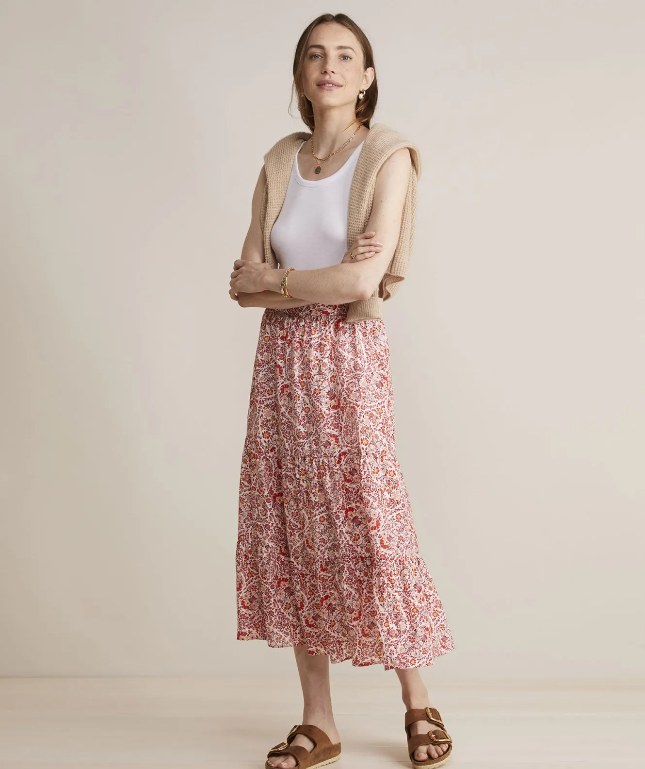 Vineyard Vines Fenwick Paisley Cotton Silk Maxi< Dresses & Skirts