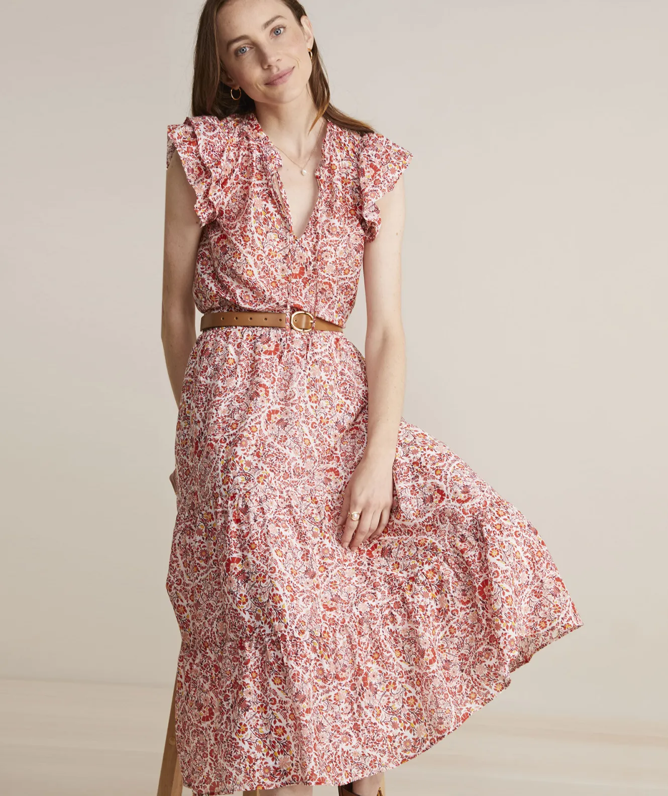 Vineyard Vines Fenwick Paisley Cotton Silk Maxi< Dresses & Skirts