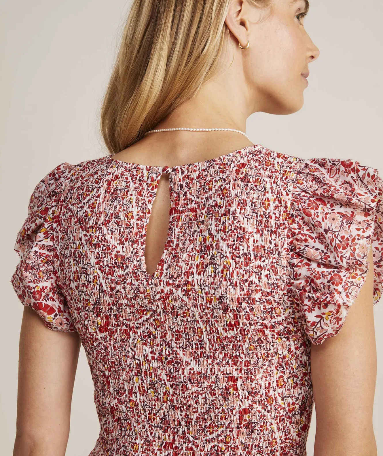 Vineyard Vines Fenwick Paisley Smocked Midi Dress< Dresses & Skirts