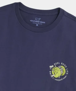 Vineyard Vines Fishing Reel Short-Sleeve Tee< Tees