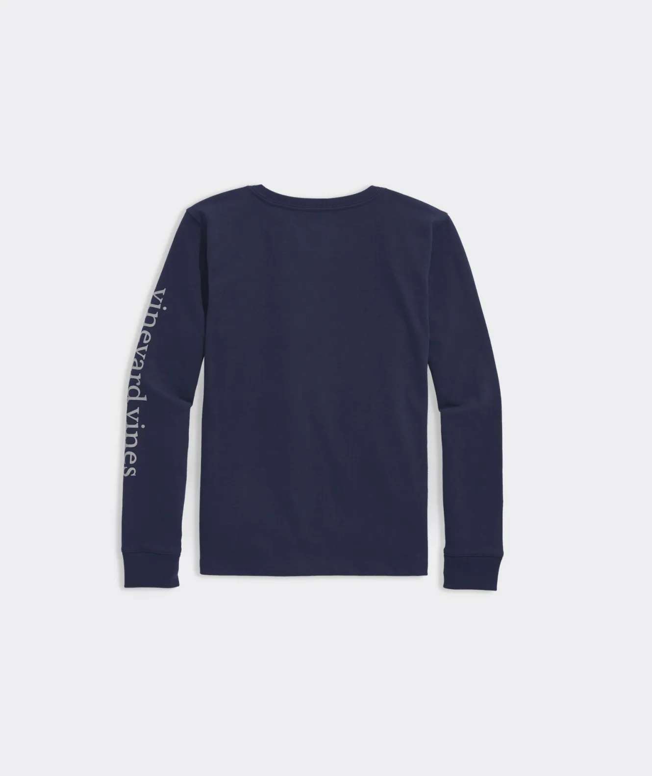 Vineyard Vines Girls' Glitter Ski Whale Long-Sleeve Pocket Tee< Tops, Tees & Polos