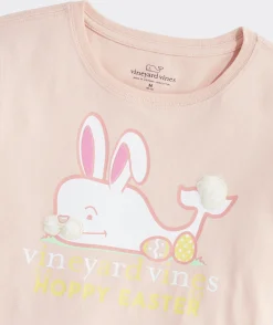 Vineyard Vines Girls' Glitter Whale You Be Mine Long-Sleeve Tee< Tops, Tees & Polos