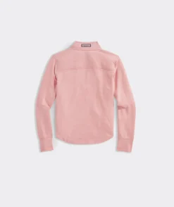 Vineyard Vines Girls' Harbor Fleece Quarter-Snap< Sweatshirts & Sweatpants|Jackets, Blazers & Vests