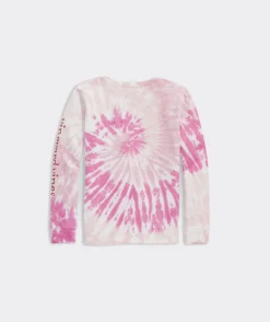Vineyard Vines Girls' Heathered Vintage Whale Long-Sleeve Pocket Tee< Tops, Tees & Polos