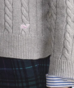 Vineyard Vines Girls' Lobster Intarsia Crewneck Sweater< Sweaters