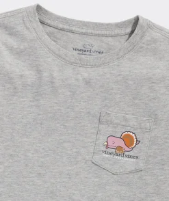 Vineyard Vines Girls' Printed Ruffle Button-Front Top< Tops, Tees & Polos