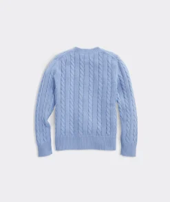 Vineyard Vines Girls' Ruffle Crewneck Sweater< Sweaters