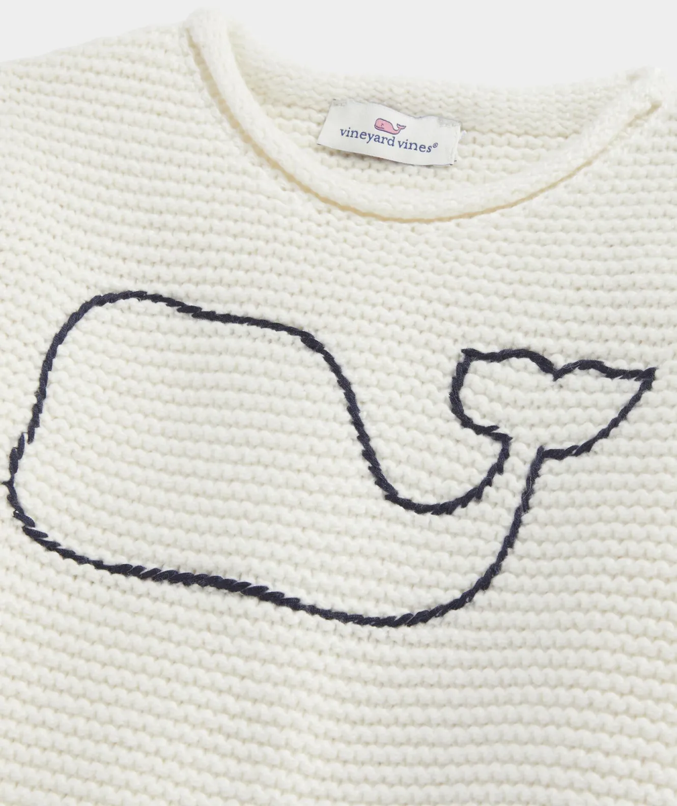 Vineyard Vines Girls' Striped Puff-Sleeve Crewneck Sweater< Sweaters|Sweatshirts & Sweatpants