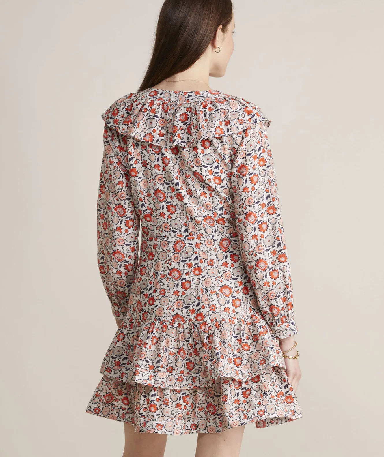 Vineyard Vines Ivy League Floral Ruffle Dress< Dresses & Skirts