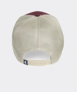 Vineyard Vines Leather Whale Dot Patch Trucker< Hats