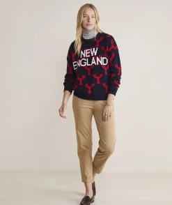 Vineyard Vines Lobster Fair Isle Crewneck Sweater< Sweaters