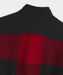 Vineyard Vines On-The-Go Buffalo Check Quarter-Snap Mockneck Sweater< Sweaters