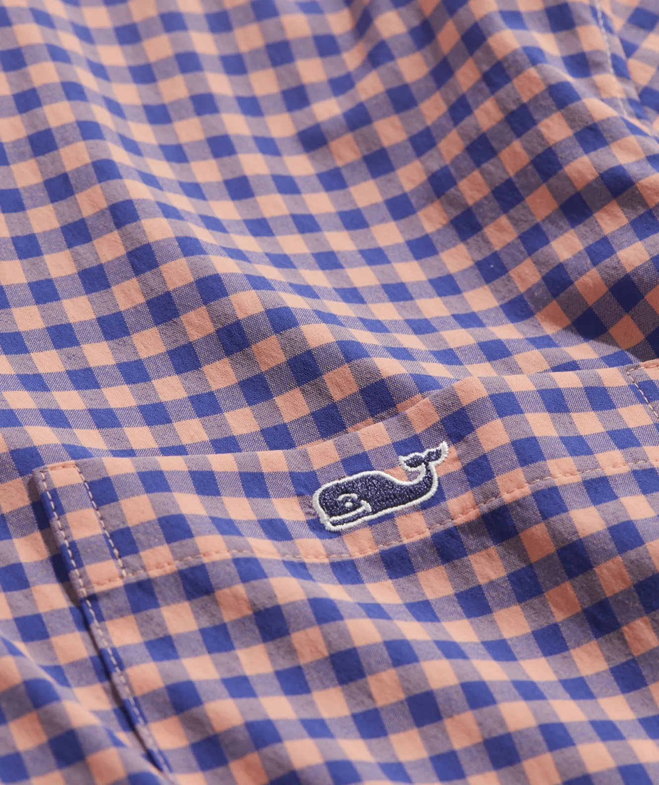 Vineyard Vines On-The-Go Nylon Gingham Shirt< Button-Down Shirts
