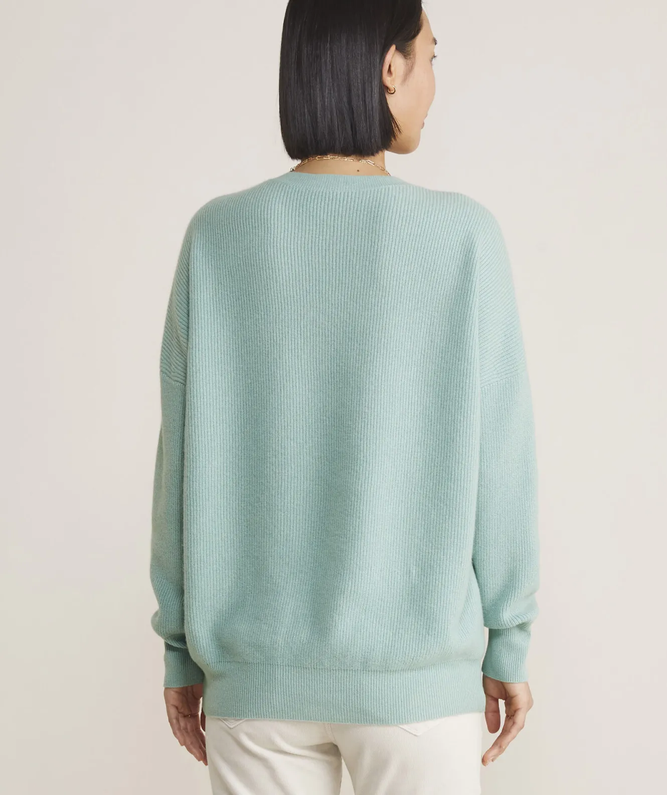 Vineyard Vines Oversized Ribbed Luxe Crewneck Sweater< Sweaters