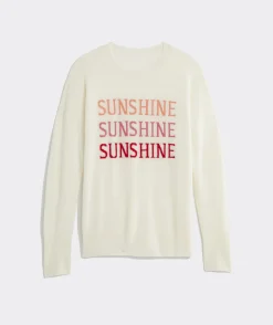 Vineyard Vines Palm Tree Intarsia Cashmere Crewneck Sweater< Sweaters