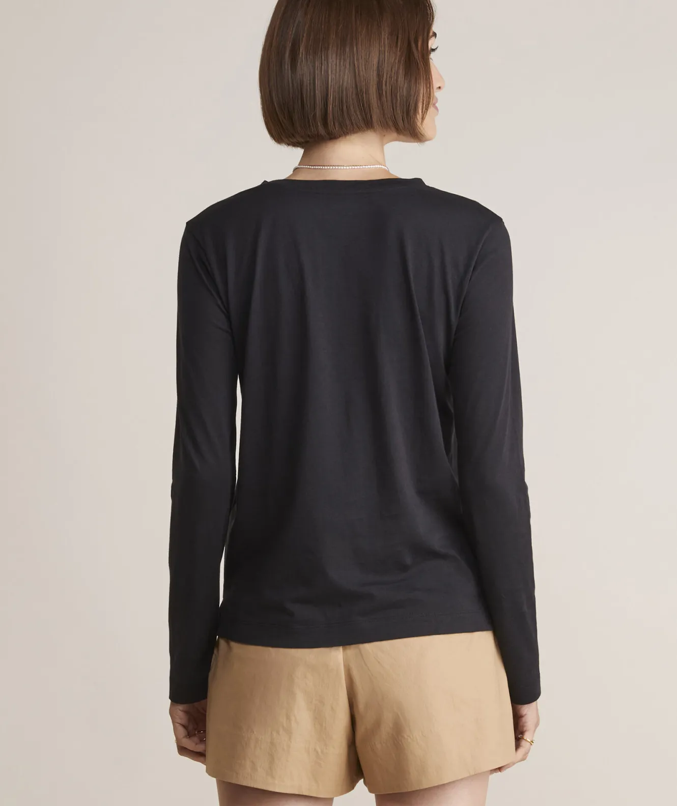 Vineyard Vines Pima Cotton Long-Sleeve Crewneck Tee< Tees