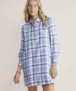 Vineyard Vines Plaid Popover Dress< Dresses & Skirts