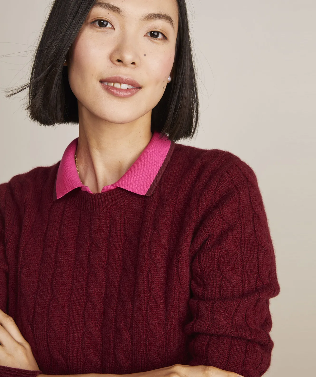 Vineyard Vines Ribbed Cashmere Polo Sweater< Sweaters