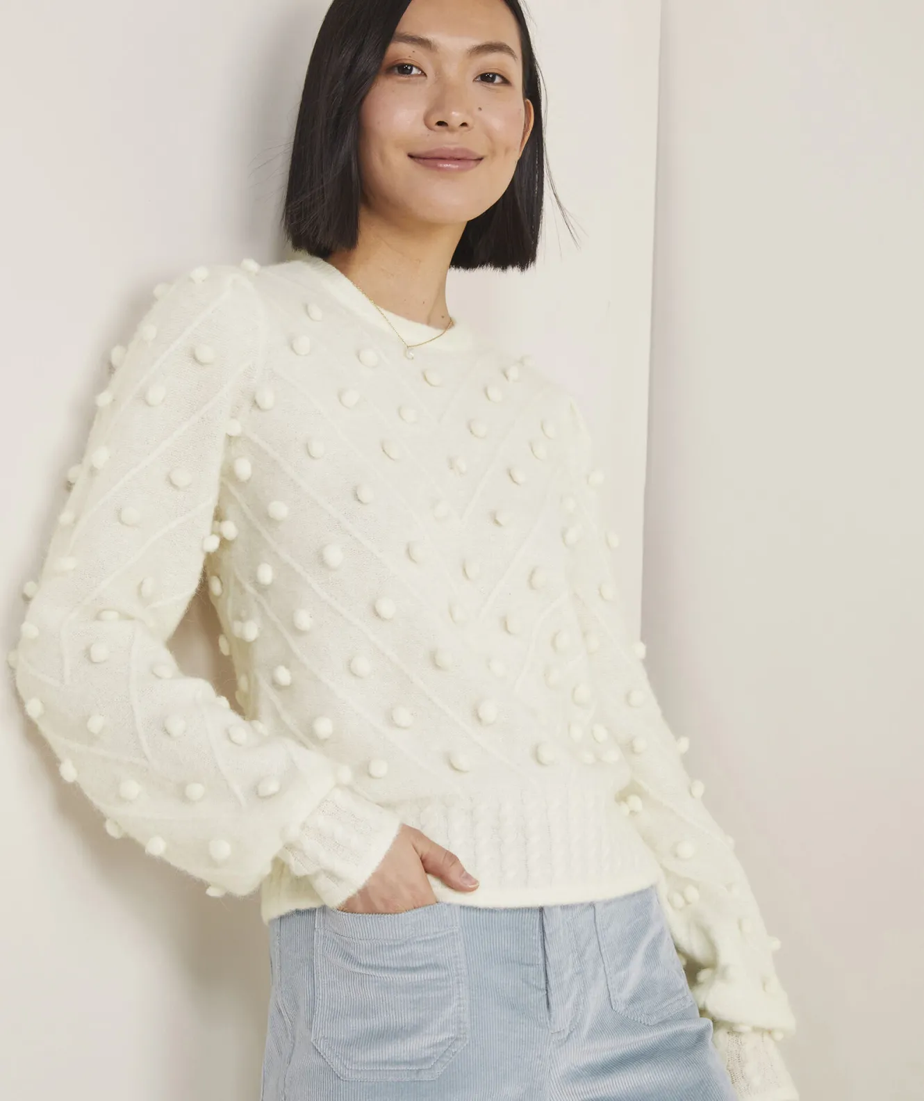 Vineyard Vines Ribbed Cashmere Stripe Polo Sweater< Sweaters