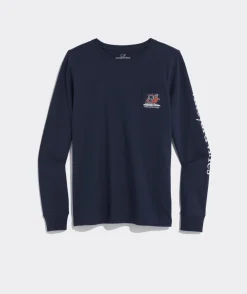 Vineyard Vines Santa's Helper Long-Sleeve Pocket Tee< Tees