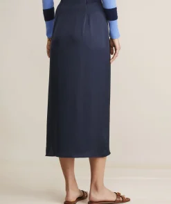 Vineyard Vines Satin Midi Slip Skirt< Dresses & Skirts