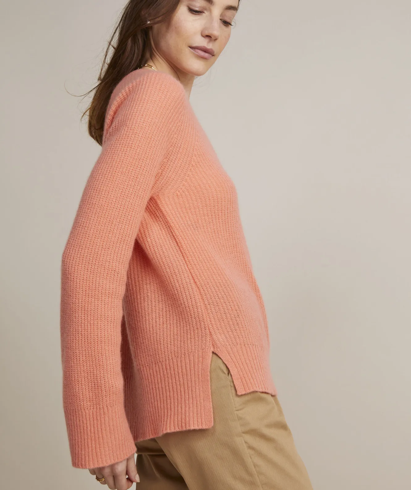 Vineyard Vines Seaspun Cashmere Ribbed Crewneck Sweater< Sweaters