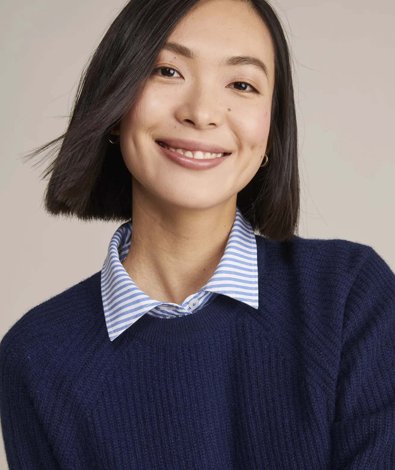 Vineyard Vines Seaspun Cashmere Ribbed Crewneck Sweater< Sweaters