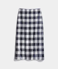 Vineyard Vines Sequin Check Midi Skirt< Dresses & Skirts
