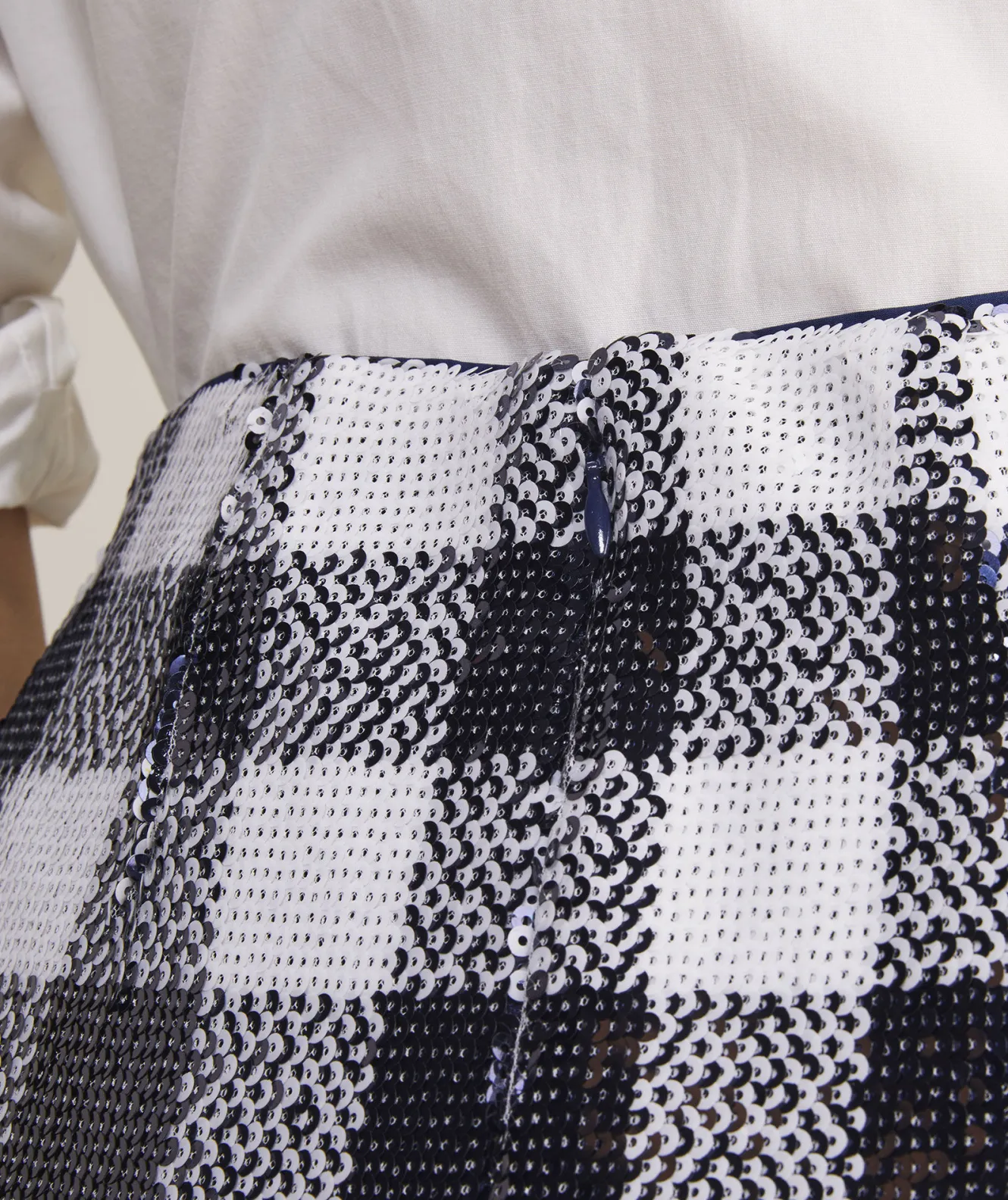 Vineyard Vines Sequin Check Midi Skirt< Dresses & Skirts