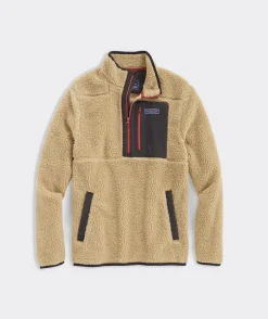 Vineyard Vines Sherpa SuperShepâ„¢ Quarter-Zip< Sweatpants & Sweatshirts