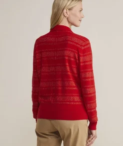 Vineyard Vines Shine Boucle Bow Back Sweater< Sweaters