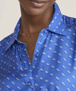 Vineyard Vines Silk Twill Midi Shirtdress< Dresses & Skirts